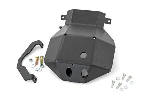 Jeep Wrangler Unlimited Diff Skid Plate - Front - Rough Country - M186 - '18-'23 Jeep Wrangler Unlimited Diff Skid Plate - Front - Rough Country - M186 - '18-'23